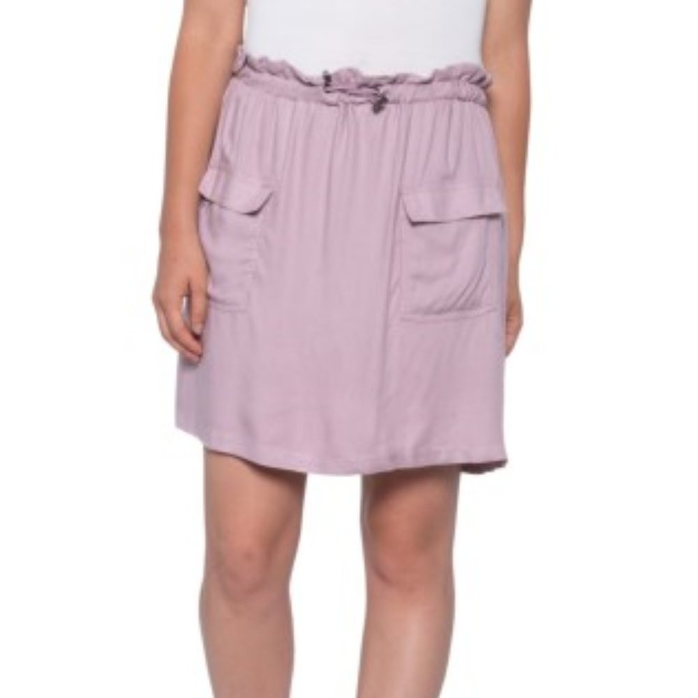 Telluride Paper Bag Waist Bungee Cord Cargo Skirt